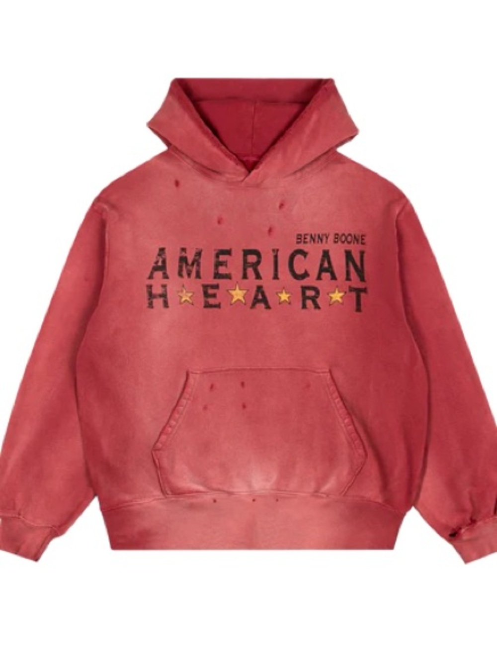 Benny Boone "American Heart" Red Medium Hoodie
